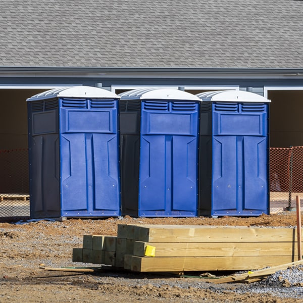 are there any restrictions on what items can be disposed of in the porta potties in Browndell